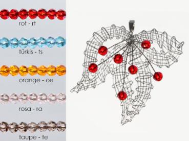 Preview: 509 Klöppelschmuck Bastelset „Lilie“